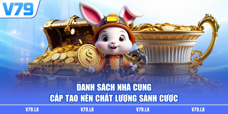 Danh sách nhà cung cấp tạo nên chất lượng sảnh cược